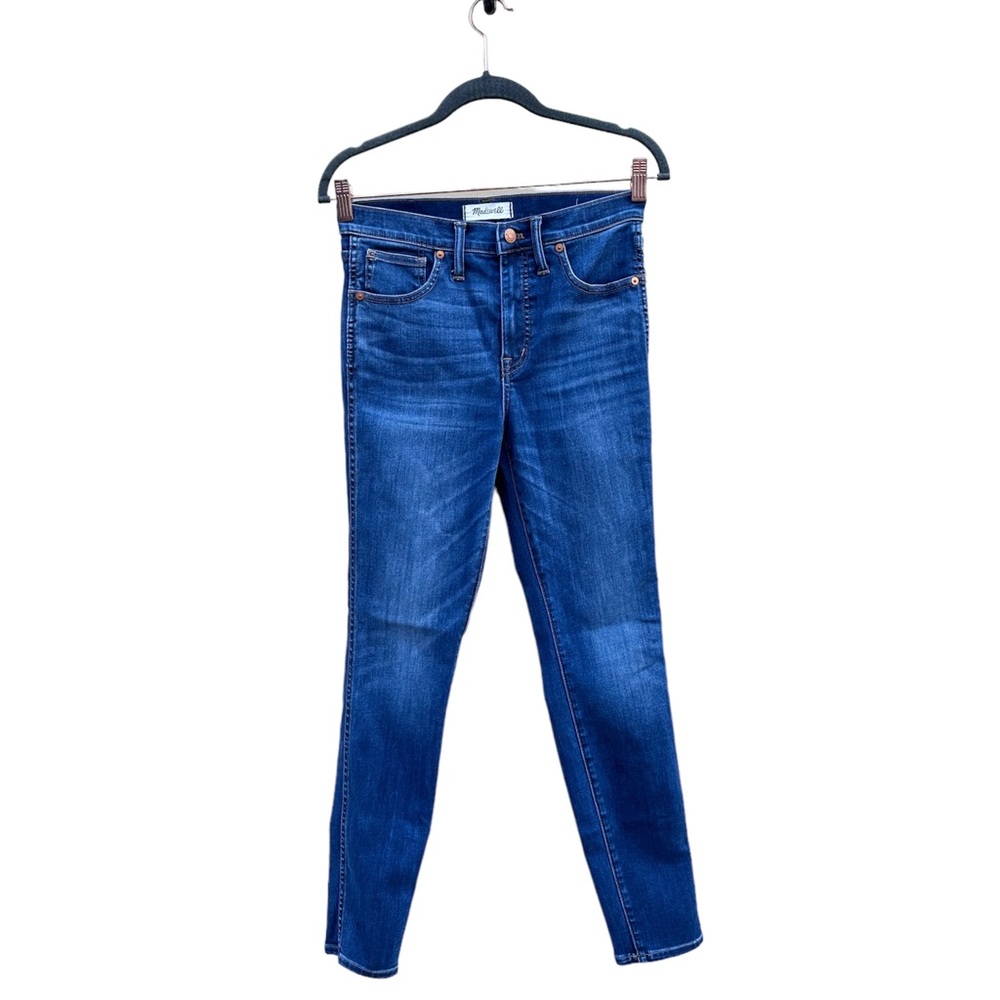 Madewell 10” High-Rise Skinny Jeans Danny Wash Stretch Denim 27 G7391